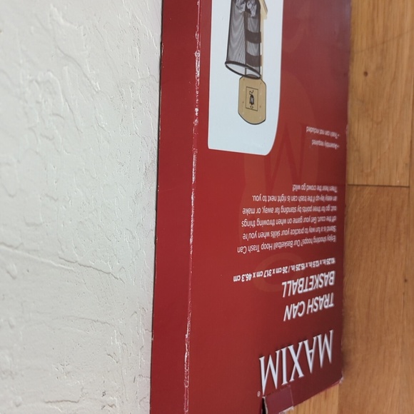 NEW RARE Maxim Men's Magazine Promotional Trash Can Basketball Hoop - Picture 8 of 9